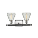 Innovations Lighting Conesus 2 Light Bath Vanity Light Part Of The Ballston Collection 516-2W-SN-G275-LED