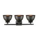 Innovations Lighting Adirondack 3 Light Bath Vanity Light Part Of The Ballston Collection 516-3W-BK-M14-BK-LED