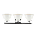 Innovations Lighting Adirondack 3 Light Bath Vanity Light Part Of The Ballston Collection 516-3W-PC-M14-W-LED