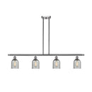 Caledonia Island Light shown in the Brushed Satin Nickel finish with a Charcoal shade