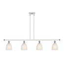 Brookfield Island Light shown in the White and Polished Chrome finish with a White shade