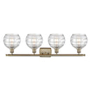 Innovations Lighting Deco Swirl 4 Light 36" Bath Vanity Light 516-4W-AB-G1213-8