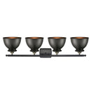Innovations Lighting Adirondack 4 Light Bath Vanity Light Part Of The Ballston Collection 516-4W-BAB-M14-BK-LED