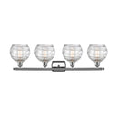 Innovations Lighting Deco Swirl 4 Light 36" Bath Vanity Light 516-4W-PC-G1213-8-LED