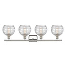 Innovations Lighting Deco Swirl 4 Light 36" Bath Vanity Light 516-4W-PN-G1213-8-LED