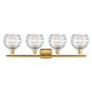 Innovations Lighting Deco Swirl 4 Light 36" Bath Vanity Light 516-4W-SG-G1213-8-LED