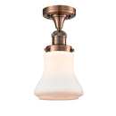 Innovations Lighting Bellmont 1 Light Semi-Flush Mount Part Of The Franklin Restoration Collection 517-1CH-AC-G191