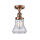 Innovations Lighting Bellmont 1 Light Semi-Flush Mount Part Of The Franklin Restoration Collection 517-1CH-AC-G194