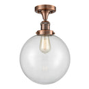 Innovations Lighting Beacon 1 Light 10" Semi-Flush Mount 517-1CH-AC-G202-10