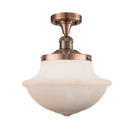 Innovations Lighting Oxford 1 Light 11.75" Semi-Flush Mount 517-1CH-AC-G541