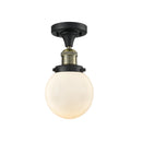 Innovations Lighting Beacon 1 Light 6" Semi-Flush Mount 517-1CH-BAB-G201-6