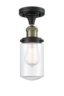 Innovations Lighting Dover 1 Light Semi-Flush Mount Part Of The Franklin Restoration Collection 517-1CH-BAB-G312-LED