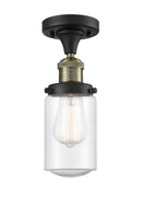 Innovations Lighting Dover 1 Light Semi-Flush Mount Part Of The Franklin Restoration Collection 517-1CH-BAB-G314-LED