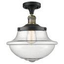 Innovations Lighting Oxford 1 Light 11.75" Semi-Flush Mount 517-1CH-BAB-G544-LED