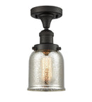 Innovations Lighting Small Bell 1 Light Semi-Flush Mount Part Of The Franklin Restoration Collection 517-1CH-OB-G58-LED