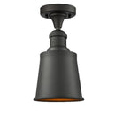 Innovations Lighting Addison 1 Light Semi-Flush Mount Part Of The Franklin Restoration Collection 517-1CH-OB-M9-OB