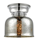 Bell Flush Mount shown in the Polished Chrome finish with a Silver Plated Mercury shade