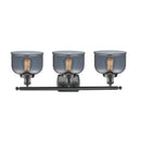 Innovations Lighting Large Bell 3 Light Bath Vanity Light Part Of The Ballston Collection 916-3W-BK-G73