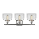 Innovations Lighting Large Bell 3 Light Bath Vanity Light Part Of The Ballston Collection 916-3W-SN-G72