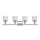 Innovations Lighting Small Bell 4 Light Bath Vanity Light Part Of The Ballston Collection 916-4W-PN-G54