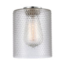 Cobbleskill Glass shown in the finish with a Clear shade