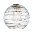 Deco Swirl Glass shown in the finish with a Clear shade