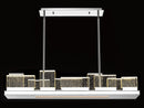 Avenue Lighting Glacier Avenue Collection Hanging Chandelier Polished Nickel HF3005-PN