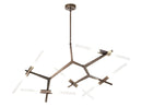 Avenue Lighting San Vicente Collection Hanging Chandelier Dark Bronze HF8059-10-DBZ