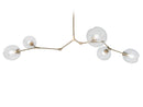Avenue Lighting Fairfax Collection Hanging Chandelier Brushed Brass HF8085-BB