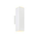 Dals Lighting 4" LED Square Cylinder 28W 3000K 1967 LM White LEDWALL-B-WH