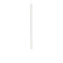 Dals Lighting 48" LED pendant cylinder CCT select ø1.9'' dia. Wht PDLED120-48-WH