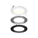 Dals Lighting 4" LED Panel Light 11W Wet Location White All-In-One SPN4-CC-3T