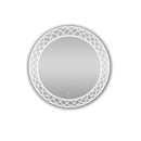 Aquadom AQUADOM Frost Design Round LED Bathroom Vanity Acrylight Technology Fog Free Touch Button Dimmable Wall Mounted Make Up and Shaving Bedroom Mirror IP54 Moisture Resistant FR-36