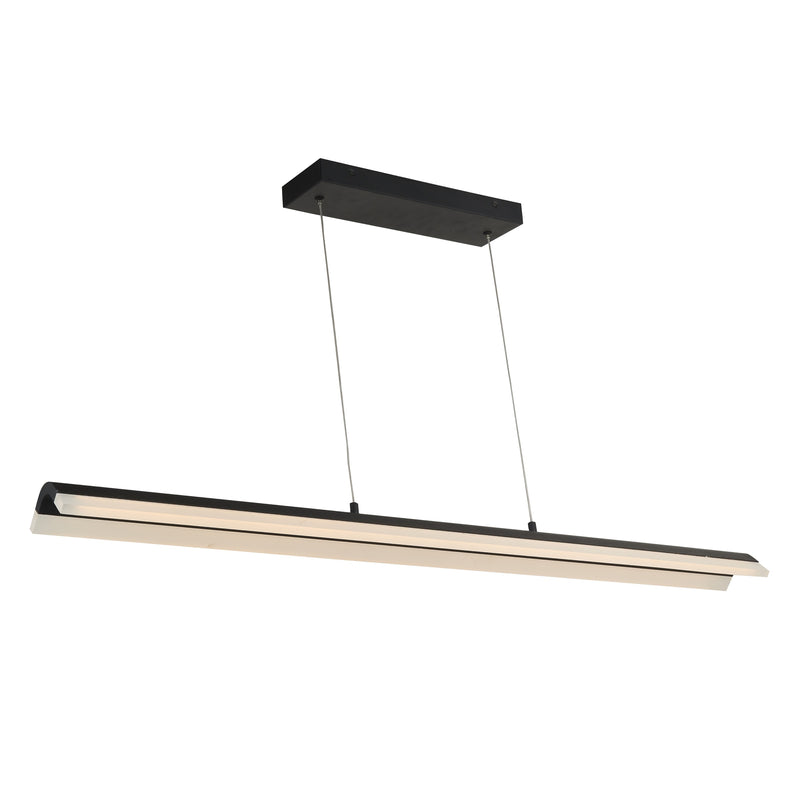 Abra Lighting Two Bar up down pendant 10001PN-MB