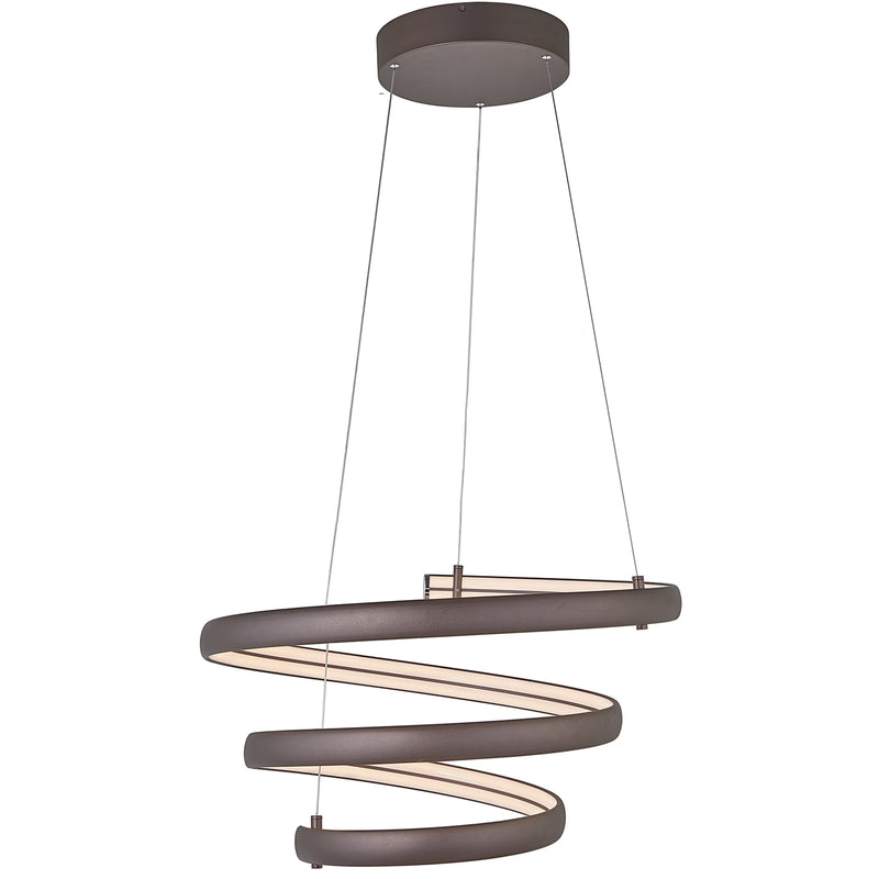 Abra Lighting Oval Spring Pendant 10005PN-BZ