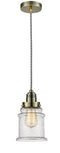 Innovations Lighting Canton 1 Light 11.25 inch Mini Pendant 100AB-10BW-2H-AB-G184