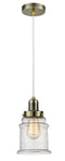 Innovations Lighting Canton 1 Light 11.25 inch Mini Pendant 100AB-10W-0H-AB-G184