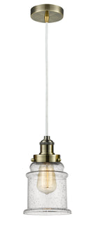 Innovations Lighting Canton 1 Light 11.25 inch Mini Pendant 100AB-10W-1H-AB-G184