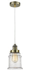 Innovations Lighting Canton 1 Light 11.25 inch Mini Pendant 100AB-10W-1H-AB-G184