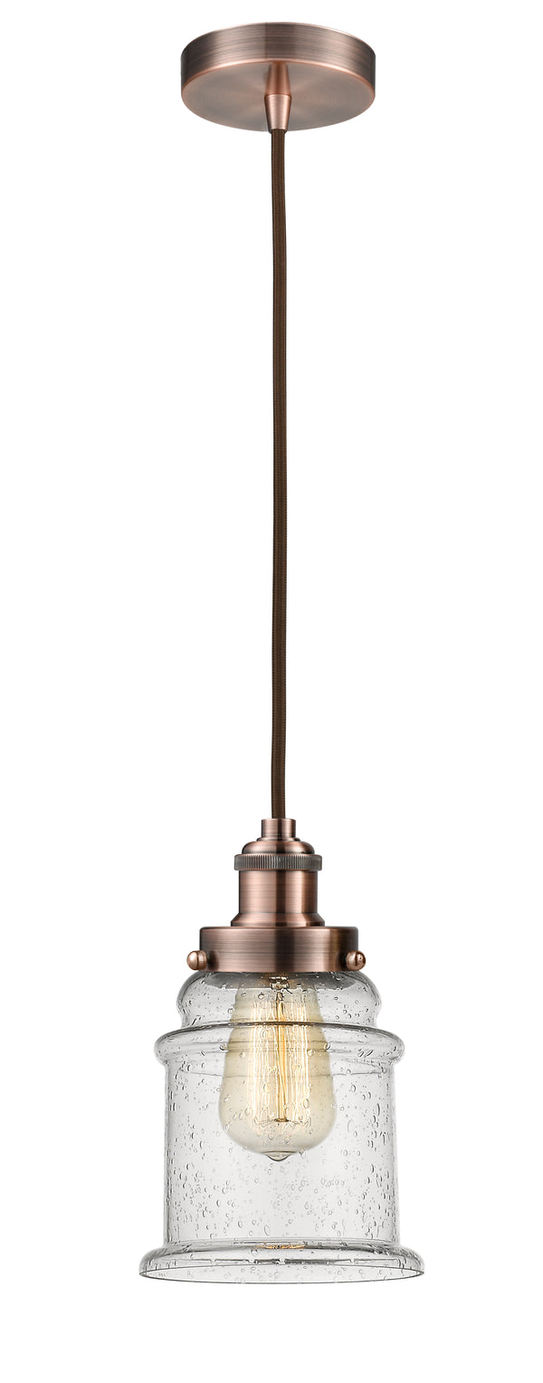 Innovations Lighting Canton 1 Light 11.25 inch Mini Pendant 100AC-10BR-1H-AC-G184