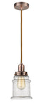 Innovations Lighting Canton 1 Light 11.25 inch Mini Pendant 100AC-10CR-0H-AC-G184