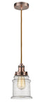 Innovations Lighting Canton 1 Light 11.25 inch Mini Pendant 100AC-10CR-1H-AC-G184