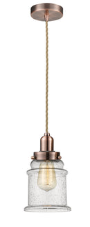 Innovations Lighting Canton 1 Light 11.25 inch Mini Pendant 100AC-10RE-0H-AC-G184