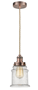 Innovations Lighting Canton 1 Light 11.25 inch Mini Pendant 100AC-10RE-1H-AC-G184