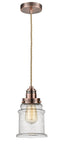 Innovations Lighting Canton 1 Light 11.25 inch Mini Pendant 100AC-10RE-2H-AC-G184