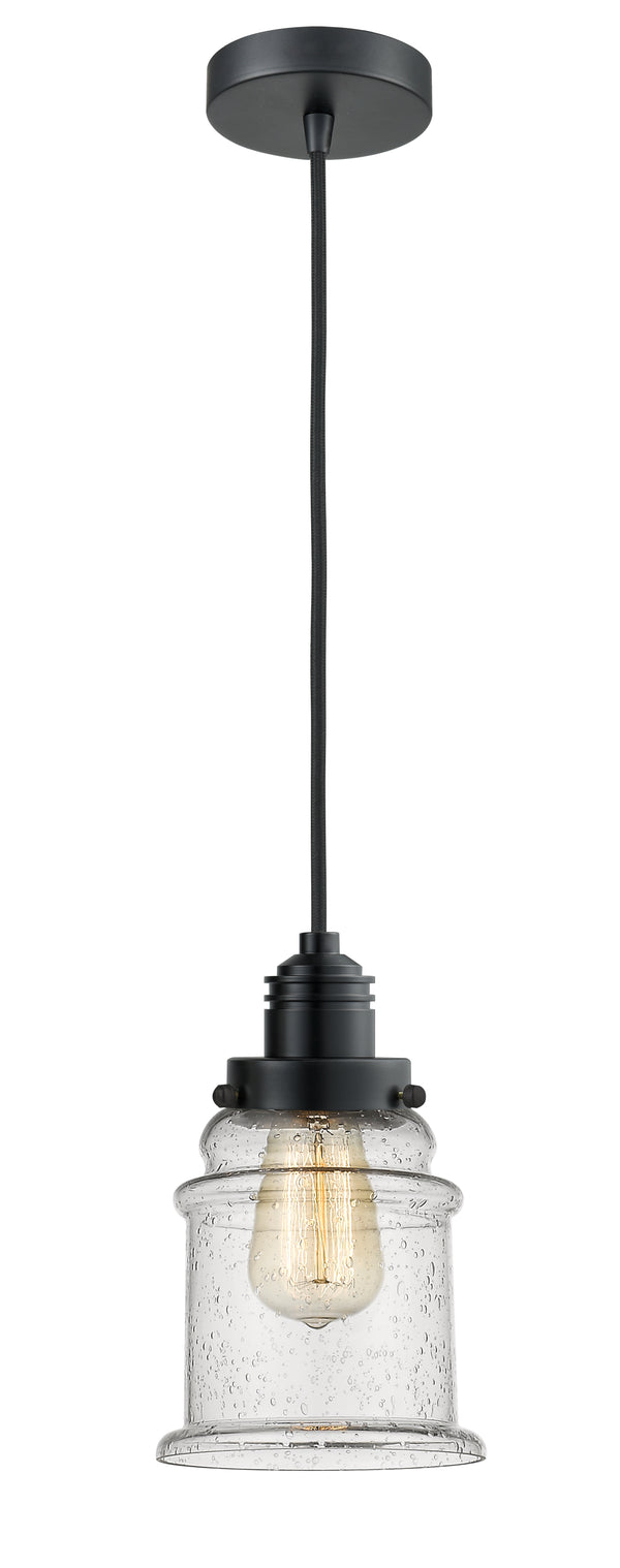 Innovations Lighting Canton 1 Light 11.25 inch Mini Pendant 100BK-10BK-2H-BK-G184