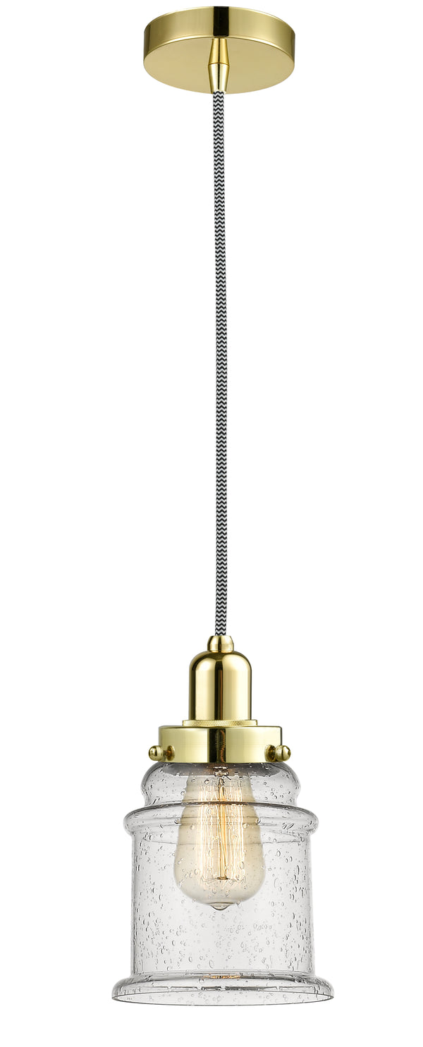 Innovations Lighting Canton 1 Light 11.25 inch Mini Pendant 100GD-10BW-0H-GD-G184