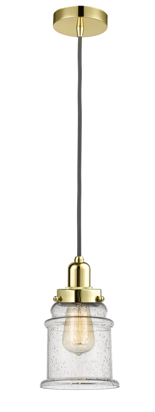 Innovations Lighting Canton 1 Light 11.25 inch Mini Pendant 100GD-10GY-0H-GD-G184