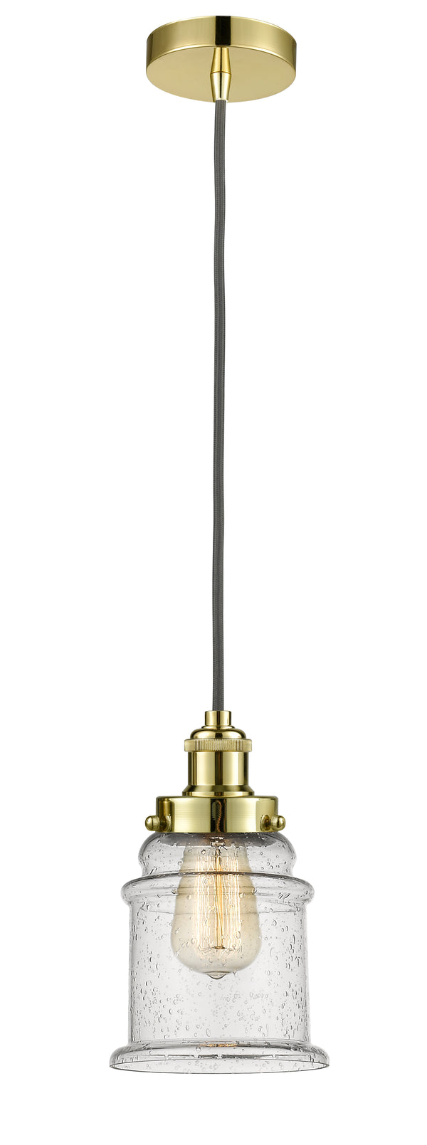 Innovations Lighting Canton 1 Light 11.25 inch Mini Pendant 100GD-10GY-1H-GD-G184