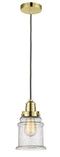 Innovations Lighting Canton 1 Light 11.25 inch Mini Pendant 100GD-10GY-2H-GD-G184